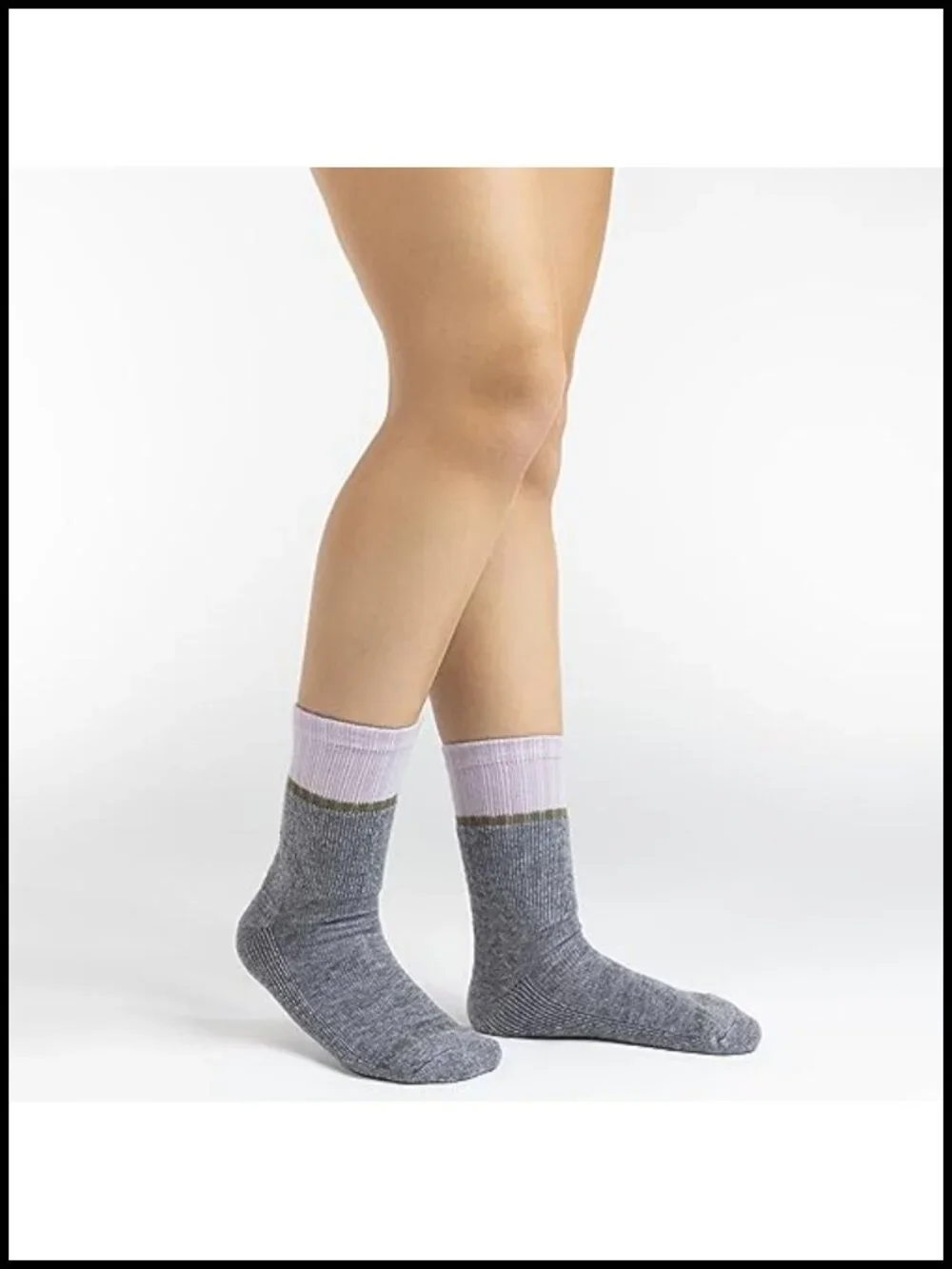 Merrell Men's and Women's Hiking Crew Socks 4-Pack Wool Blend Arch Support